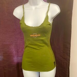Harley-Davidson Olive Green Tank Top
